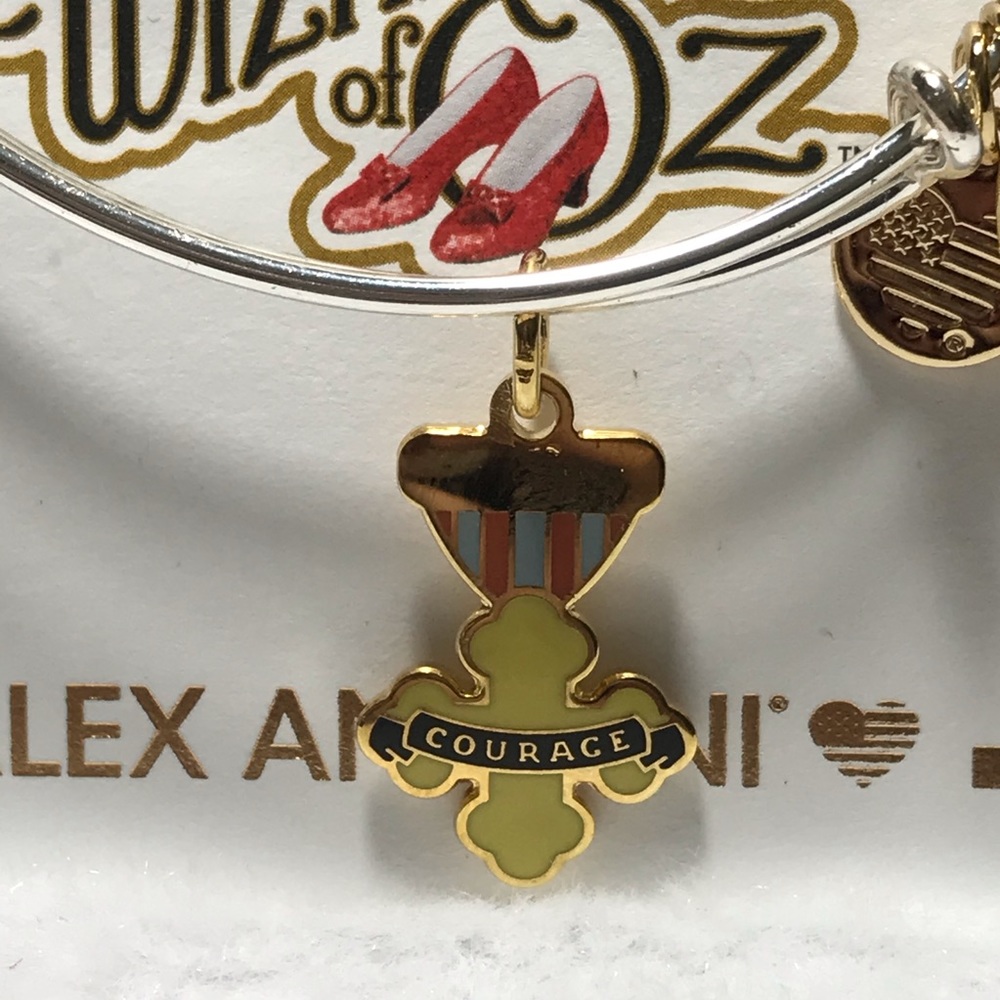 NWT ALEX & ANI wizard of Oz courage lion bangle - Picture 2 of 3